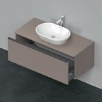Duravit Waschtischunterbau D-NEO 1 Auszug 459x1200x550mm basalt matt