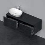 Duravit Waschtischunterbau D-NEO 459x1400x550mm 2 Au Be li eiche schwarz