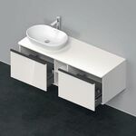 Duravit Waschtischunterbau D-NEO 459x1400x550mm 2 Au Be li weiß hochglanz