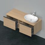 Duravit Waschtischunterbau D-NEO 459x1400x550mm 2 Au Be re eiche natur