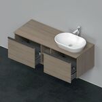 Duravit Waschtischunterbau D-NEO 459x1400x550mm 2 Au Be re eiche terra