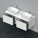 Duravit Waschtischunterbau D-NEO 459x1400x550mm 2 Au Be beids weiß matt