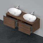 Duravit Waschtischunterbau D-NEO 459x1400x550mm 2 Au Be beids NB dunkel