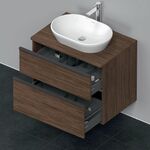 Duravit Waschtischunterbau D-NEO 2 Schubk 644x800x550mm nussbaum dunkel