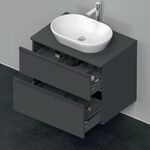 Duravit Waschtischunterbau D-NEO 2 Schubkästen 644x800x550mm graphit matt