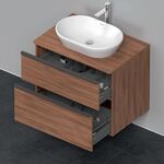 Duravit Waschtischunterbau D-NEO 2 Schubk 644x800x550mm nussbaum natur