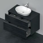 Duravit Waschtischunterbau D-NEO 2 Schubk 644x1000x550mm eiche schwarz