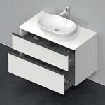 Duravit Waschtischunterbau D-NEO 2 Schubkästen 644x1000x550mm weiß matt