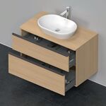 Duravit Waschtischunterbau D-NEO 2 Schubkästen 644x1000x550mm eiche natur