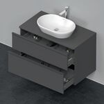 Duravit Waschtischunterbau D-NEO 2 Schubk 644x1000x550mm graphit matt