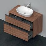 Duravit Waschtischunterbau D-NEO 2 Schubk 644x1000x550mm nussbaum natur