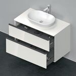 Duravit Waschtischunterbau D-NEO 2 Schubk 644x1000x550mm weiß hochglanz