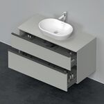 Duravit Waschtischunterbau D-NEO 2 Schubk 644x1200x550mm betongrau matt