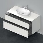 Duravit Waschtischunterbau D-NEO 2 Schubkästen 644x1200x550mm weiß matt