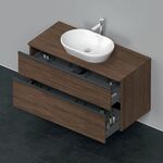 Duravit Waschtischunterbau D-NEO 2 Schubk 644x1200x550mm nussbaum dunkel