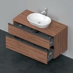 Duravit Waschtischunterbau D-NEO 2 Schubk 644x1200x550mm nussbaum natur
