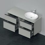 Duravit Waschtischunterbau D-NEO 644x1400x550mm 4 Schubk Be re betongr ma