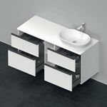 Duravit Waschtischunterbau D-NEO 644x1400x550mm 4 Schubk Be re weiß matt