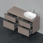 Duravit Waschtischunterbau D-NEO 644x1400x550mm 4 Schubk Be re bas matt