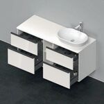 Duravit Waschtischunterbau D-NEO 644x1400x550mm 4 Schubk Be re we hgl