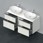 Duravit Waschtischunterbau D-NEO 644x1400x550mm 4 Schubk Be beids we hgl