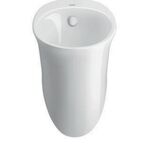 Duravit Absaug-Urinal WHITE TULIP rim. Zul v hint m Fliege HG weiß