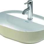 Duravit Aufsatzbecken LUV o ÜL m HLB 500x350mm 1 HL sa seidenmatt