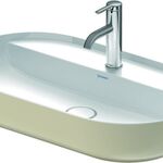 Duravit Aufsatzbecken LUV o ÜL m HLB 700x400mm 1 HL sa seidenmatt