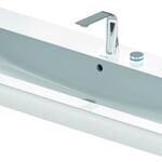 Duravit Möbelwaschtisch ME by Starck m ÜL m HLB 1230x490mm 2 Hahnlöcher weiß