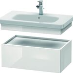 Duravit Unterschrank DURASTYLE 448x730x282mm eiche terra / weiß matt