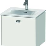 Duravit Waschtischunterbau BRIOSO 444x520x419mm, Griff chrom weiß matt
