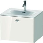 Duravit Waschtischunterbau BRIOSO Griff chrom 444x620x479mm weiß hochglanz