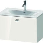Duravit Waschtischunterbau BRIOSO Griff chrom 444x720x479mm weiß hochglanz