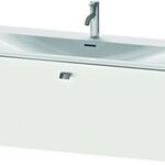 Duravit Waschtischunterbau BRIOSO Griff chrom 444x1220x479mm weiß matt