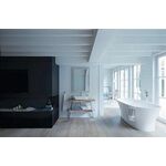 Duravit Aufsatzbecken CAPE COD o ÜL o HLB 55x40cm weiß/weiß seidenmatt