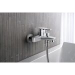 Duravit Einhebel-Wannenmischer B.3 Aufputz chrom