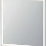 Duravit Spiegel Ketho m Bel 650x67mm 25 W mit Spiegelheizung