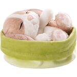 Kuscheltier Hase cappuccino 12cm schlafe