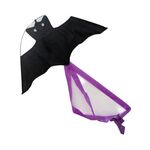 Bdt Drachen, Einleiner, Kite für Kind und Erwachsene *Batkite* inkl. 50m Leine, 60x30cm + 3m Schweif