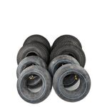Bdt 4er SET: Decke (Ø 260 mm 4.10/3.50-4 2PR) + Schlauch (3.00-4'' TR87) f. Kettcar, Tretfahrzeuge, Bollerwagen, Babycar
