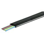 Telefonflachkabel 6-adrig, 500 m Rolle, AWG 28, CCA (kupferkaschiertes Aluminium), 500m- VPE: 1