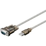 USB-auf-seriell-Adapter, transparent, 1.5m- VPE: 1