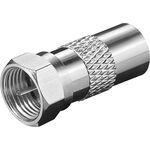 F-Adapter: F-Stecker > Koax-Stecker, Kupfer- VPE: 1