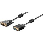 DVI-A/VGA Full HD-Kabel, vergoldet, 2m- VPE: 1