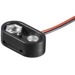 1x 9 V Block Batterieclip- VPE: 10