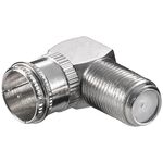 Winkeladapter: F-Stecker (Quick) > F-Buchse 90°- VPE: 10