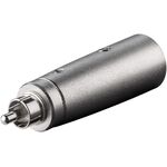 XLR-Adapter, Cinch-Stecker zu XLR-Stecker- VPE: 1