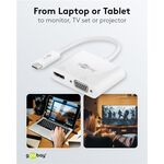 USB-C™ Multiport-Adapter auf HDMI™, VGA- VPE: 1
