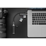 Sync & Charge Super Speed USB-C™ auf USB A 3.0 Verlängerungskabel, 0.2m- VPE: 1