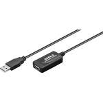 Aktives USB-Verlängerungskabel, 10 m, schwarz, 10m- VPE: 1